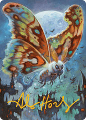 Luminous Broodmoth (48/54) Art Card - Gold-Stamped Signature